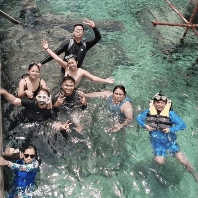 3 Islands Hopping at Gilutungan, Caohagan, Nalusuan + Lunch - Gilutungan: the main reef snorkeling stop