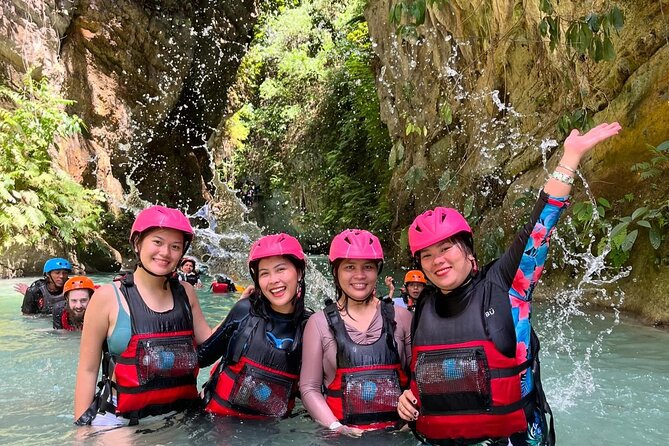 4 Hour Canyoneering Adventure at Kawasan Falls with Lunch - A calm lunch above the second falls