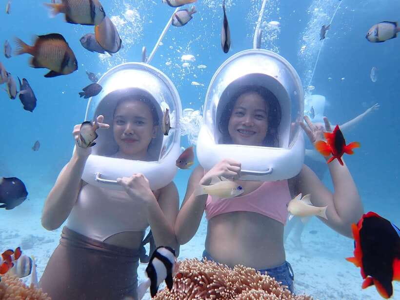 Boracay: Aquanaut Adventure with Photos and Videos - Walking beneath Boracay’s water
