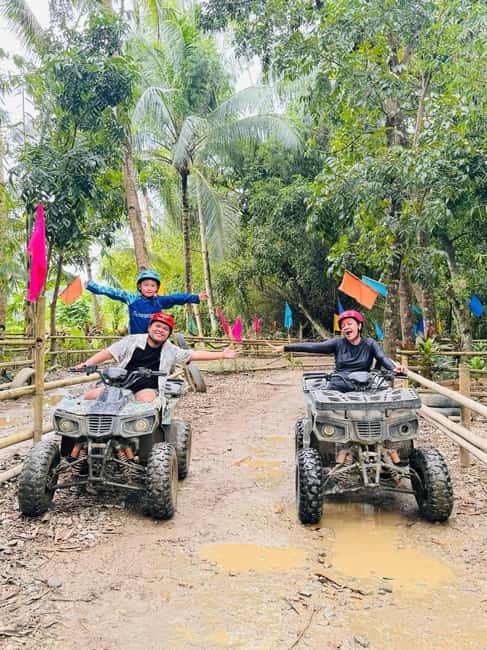 Boracay: ATV, Sky Bike and Zipline Adventure with Pickup - Three ways to leave the beach near Boracay