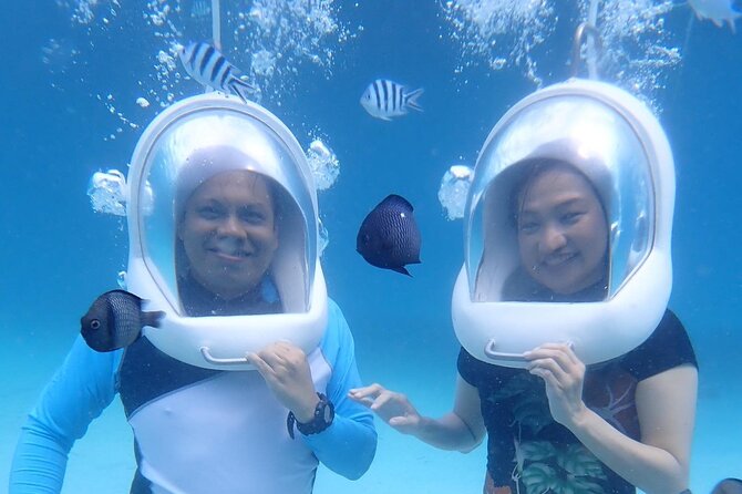 Boracay Helmet Diving - What the clear helmet changes