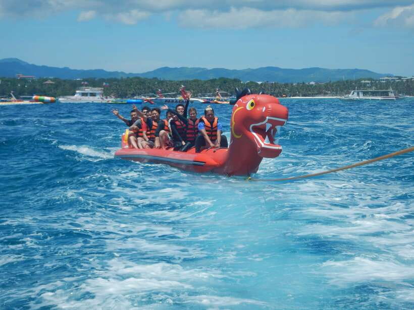 Boracay: Inflatable Banana or Dragon Boat Ride - Safety depends on sea and wind conditions