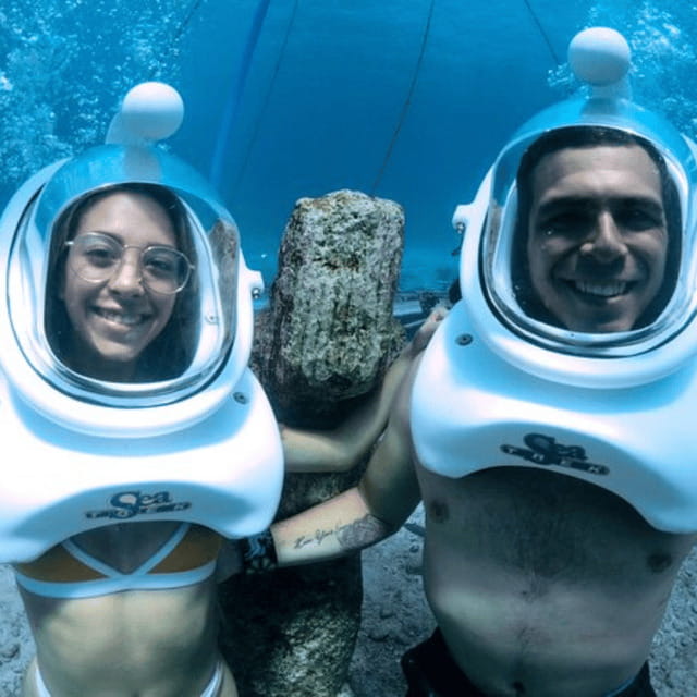 Boracay: Island Hopping with Buffet Lunch & Helmet Diving - Snorkeling and the hot kawa bath add useful extras