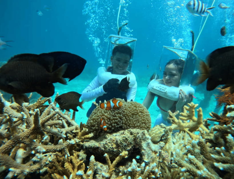 Boracay: Island Hopping with Lunch, Helmet Diving & ATV - Guides, communication, and the human touch