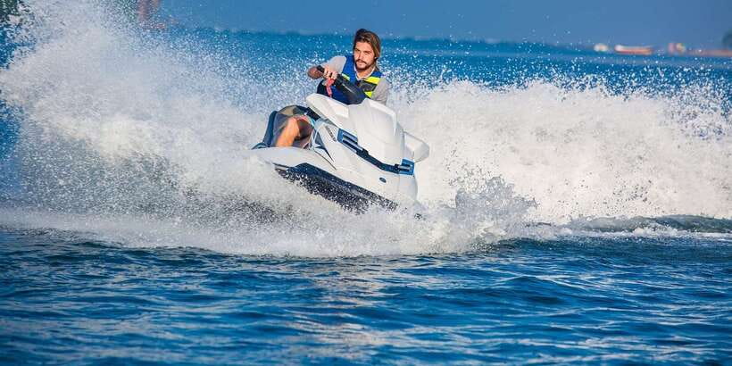 Boracay: Jet Ski Experience - Clear water, open views, and a bumpy sea