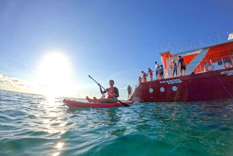 Boracay: Red Whale Party Cruise w/ Snacks & Water Activities - A floating party with real water time