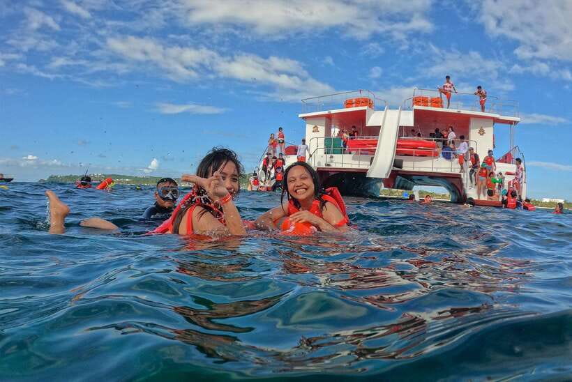Boracay: Red Whale Party Cruise w/ Snacks & Water Activities - Snacks, drinks, and the first hour aboard