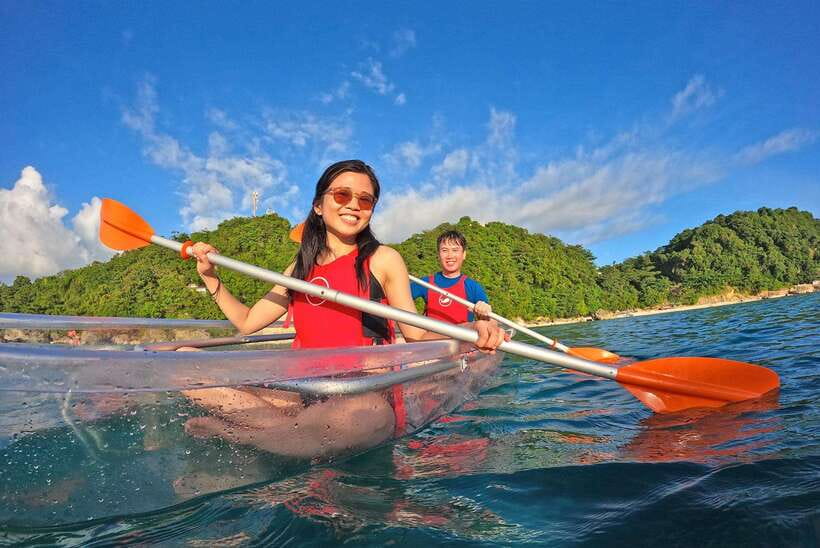 Boracay: Red Whale Party Cruise w/ Snacks & Water Activities - Snorkeling and breath-hold swimming