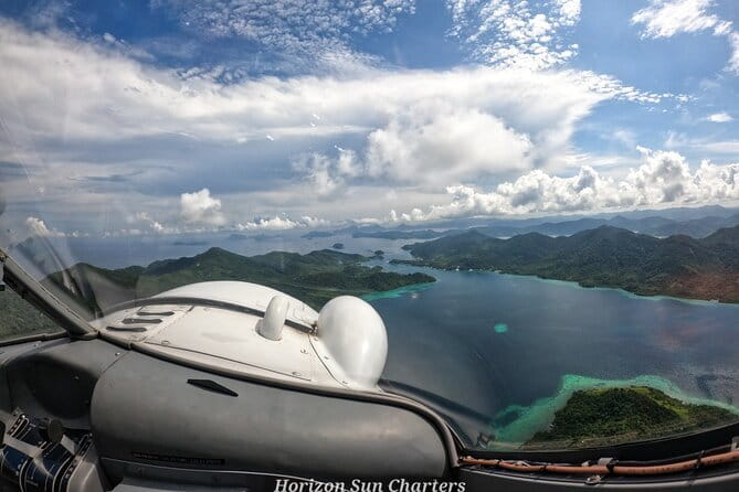 Busuanga Scenic Seaplane Flight 30 Minutes - Maricaban Bay, reefs, and the coast near Coron Airport