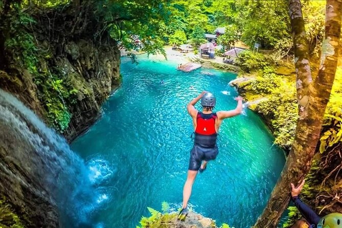 Canyoneering Cebu in Kawasan falls + meals + Cebu transfer option - Starting at the Matutinao River meeting point