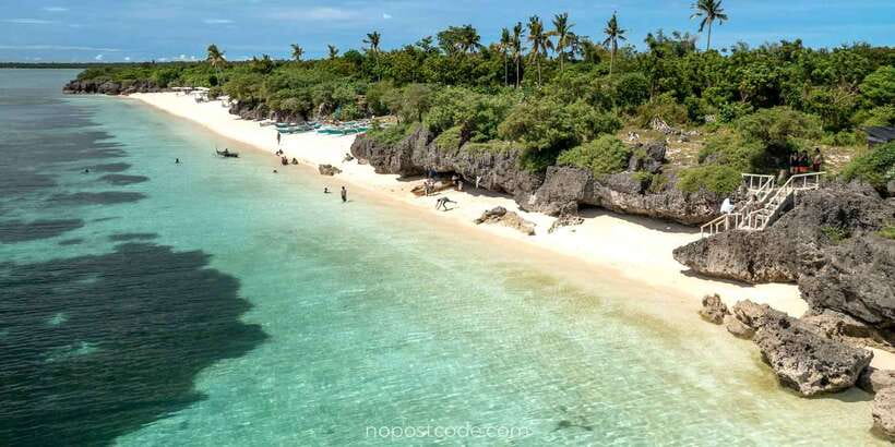 Cebu: Bantayan Island and Virgin Island Hopping Day Tour - German Ruins and cliff jumping