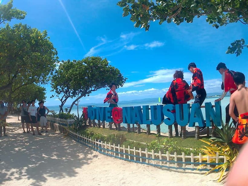 Cebu: Island Hopping 3 Islands + San Vicente Fish + Lunch - Nalusuan Island: boardwalk views and a real lunch