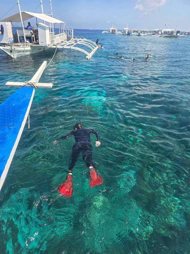 Cebu Island Hopping with Lunch - Gilutungan Marine Sanctuary and the first swim