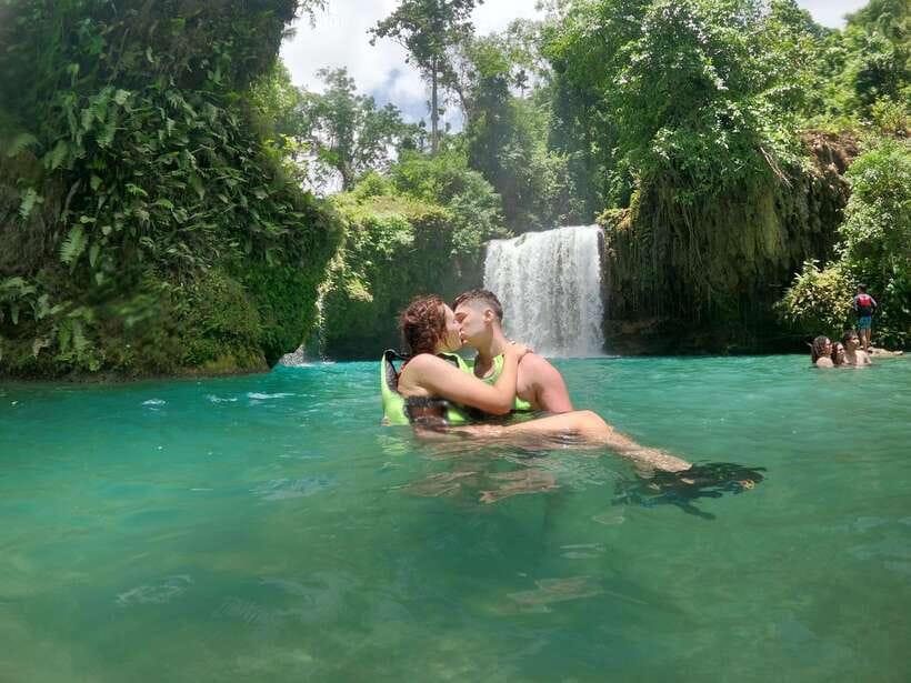 Cebu: Moalboal Sardines Run Snorkel & Kawasan Canyoneering - Moalboal’s silver wall of sardines