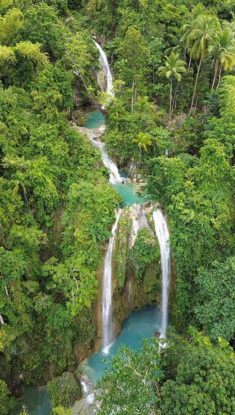 Cebu Oslob Whaleshark, Moalboal Sardines Run&Inambakan Falls - Inambakan Falls brings a quieter change of pace