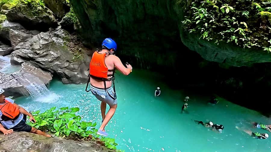 Cebu: Osmeña Peak and Kawasan Canyoneering Day Tour - What the Kawasan canyoneering actually feels like