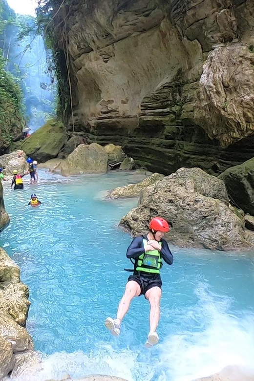 Cebu: Pescador Island, Sardines run and Kawasan Canyoneering - Waterfalls, jumps, and natural rock slides