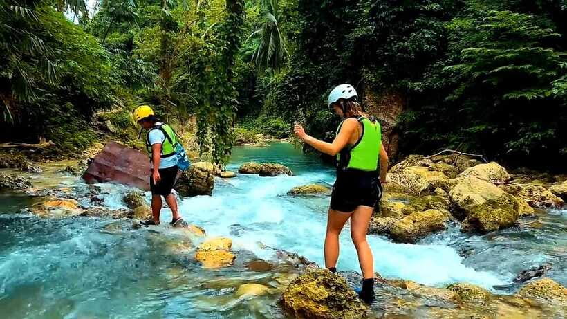 Cebu South Falls: Mantayupan, Kawasan, Inambakan & Aguinid - Inambakan Falls Adds Climbing and Local Guides