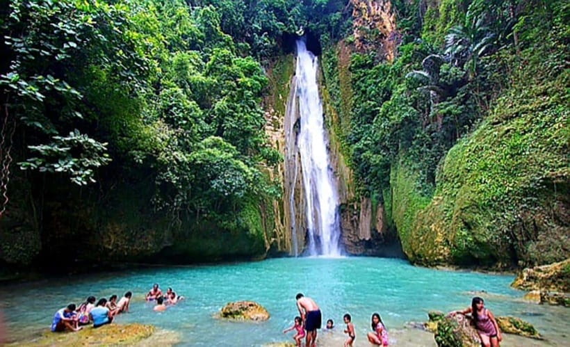 Cebu South Falls: Mantayupan, Kawasan, Inambakan & Aguinid - Aguinid Falls Finishes With Wading and Water