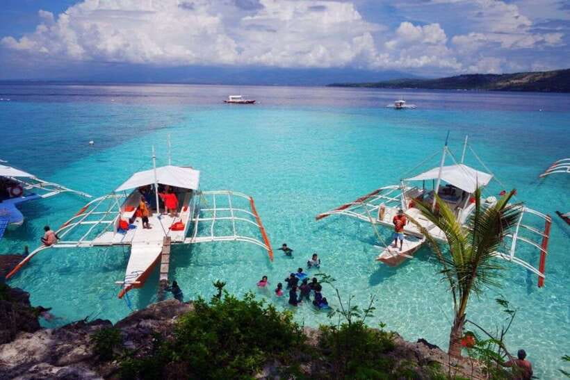 Cebu: Whale Shark Swimming, Sumilon Island and Kawasan Falls - Kawasan Falls in the rainforest