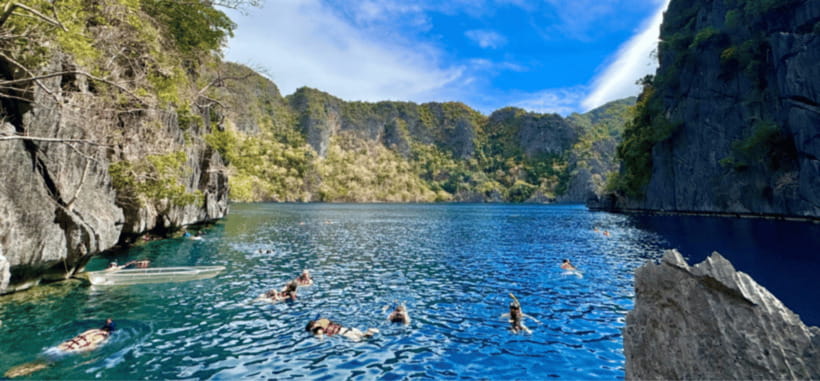 Coron: Island Tour (B) with Twin Lagoon & Lunch - Meeting the boat in Coron Town