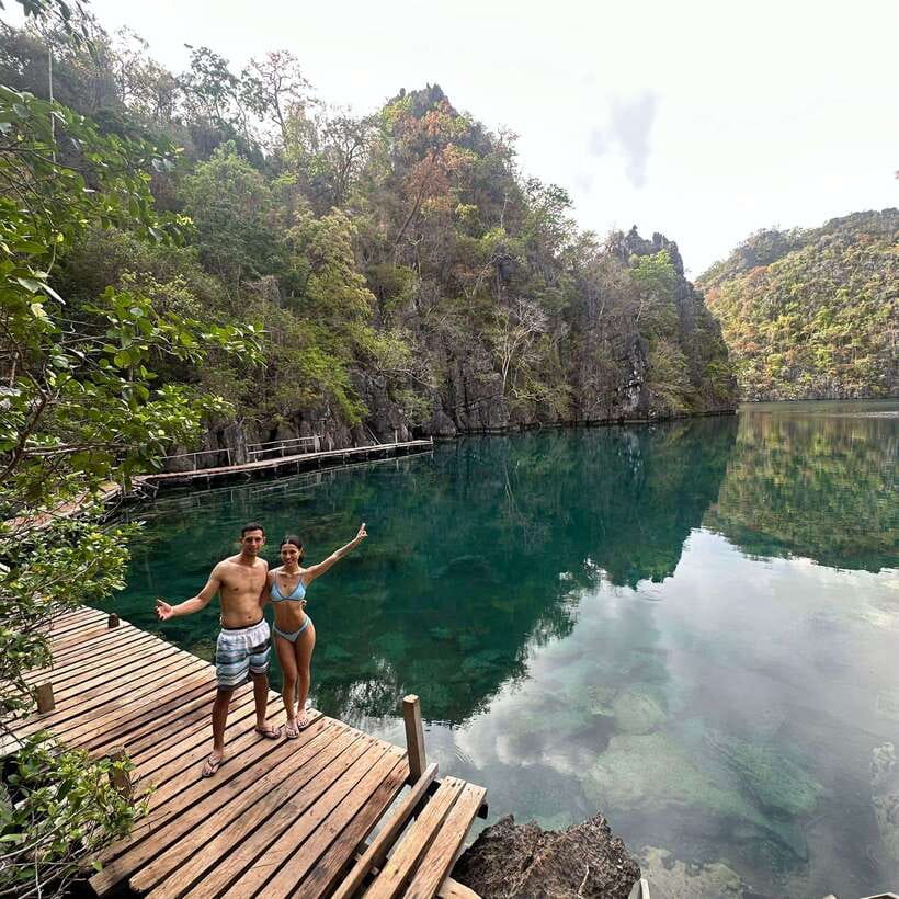 Coron/Palawan: Coron Super Ultimate Tour with Lunch - Twin Lagoon, where warm and cool water meet