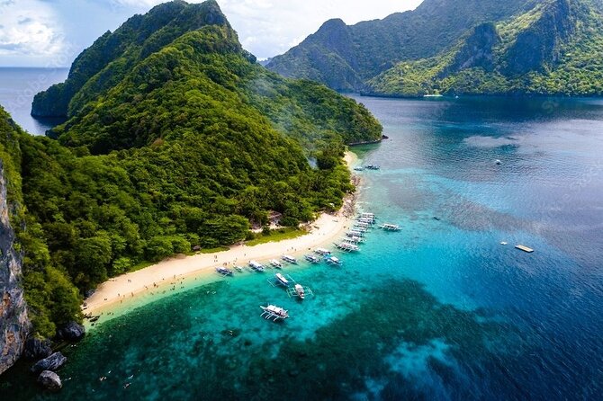El Nido Full Day Tour C with Buffet Lunch - Hidden Beach and the limestone walls
