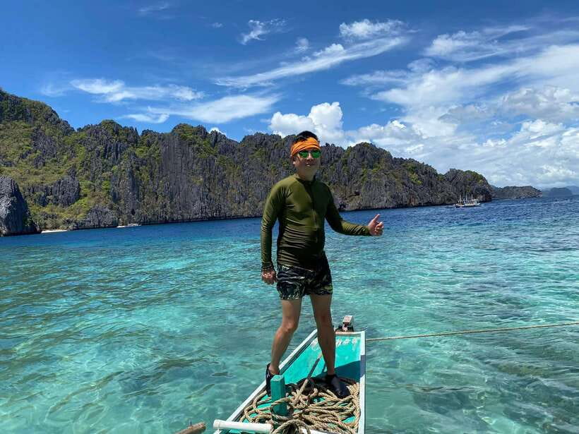 El Nido: Island Hopping TOUR A with Lunch, Transfer & EDTF - Big Lagoon, one hour among Miniloc Island’s cliffs