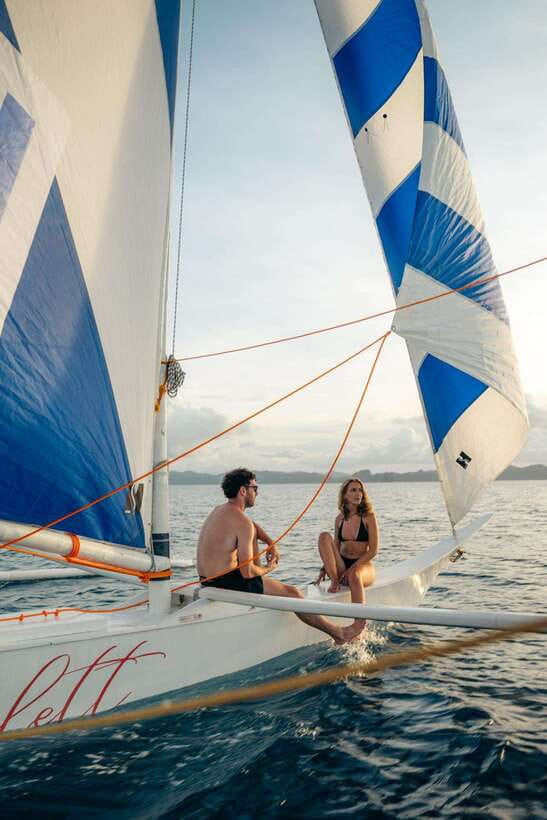 El Nido Islands: Private Paraw Day Sailing with Lunch - Ipil Beach, your first chance to slow down