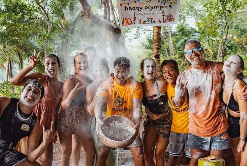 El Nido: Jeepney Adventure Tour with Lunch - Lio Beach starts the day with room to play