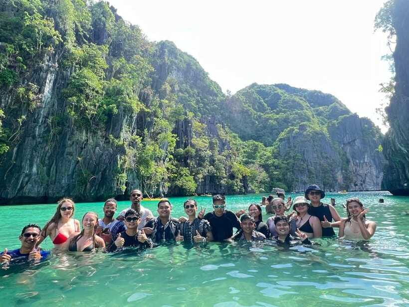 EL NIDO: Private Island Hopping Tour C w/BUFFET LUNCH - Secret Beach is the day’s most dramatic arrival