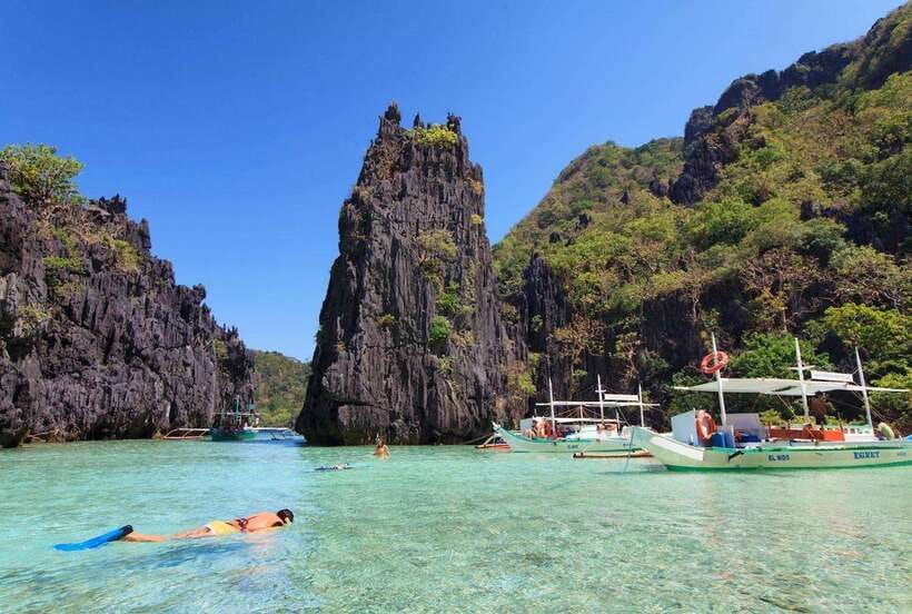 El Nido Tour C - Hidden Beach and Secret Beach require clear expectations