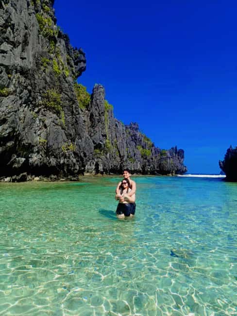 El Nido Tour C: Explore Hidden & Secret Beach Adventure - Helicopter Island, the easygoing first stop