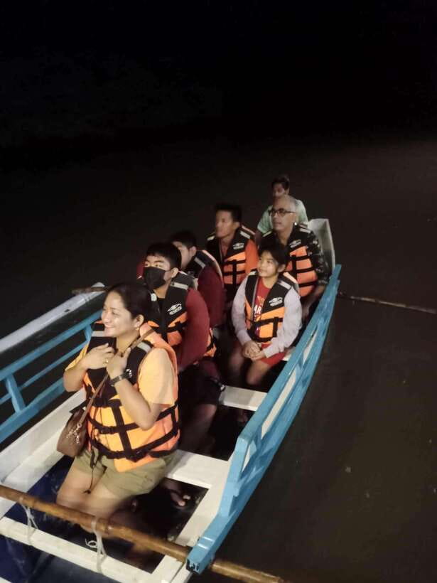 Firefly Watching with Dinner - Watching for plankton beside the boat