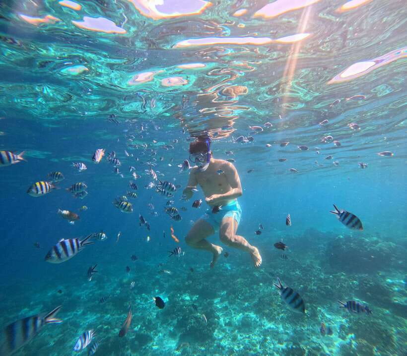 From Cebu: Island Hopping to 3 islands with BBQ lunch - Three islands in seven hours