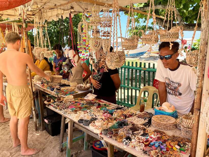 From Cebu: Island Hopping to 3 islands with BBQ lunch - Caohagan Island: beach time and local life