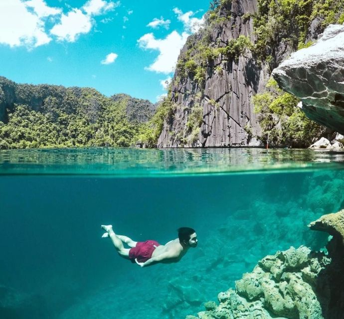 From Coron: Twin Lagoon and Skeleton Wreck Cruise with Lunch - Siete Pecados and Reef Garden Offer Coral Views