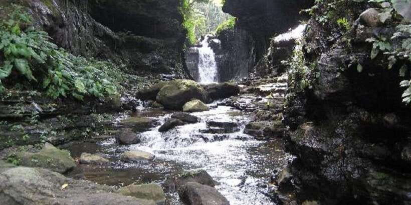 From Manila: Day Tour to Enchanting Hidden Valley - Walking to the hidden waterfall