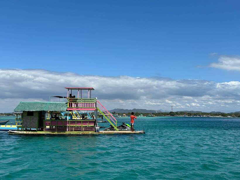 From Manila: Little Boracay Beach w/ Floating Bamboo Cottage - A 5:30 AM start from Manila