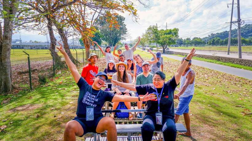 From Manila: Pagsanjan Falls Day Tour - A wooden trolley and Laguna coconut pie