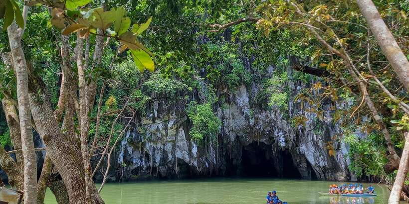 From Puerto Princesa: Underground River Guided Day Trip - The 45-minute ride through the limestone cave