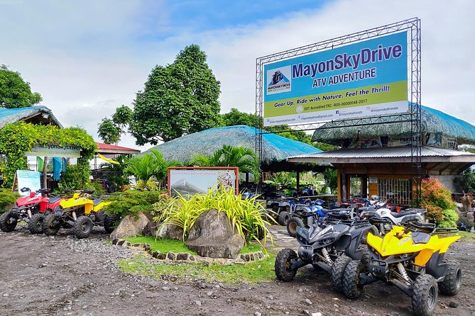 Green Lava Trail - Mayon ATV Adventure - Starting outside Cagsawa Ruins in Albay