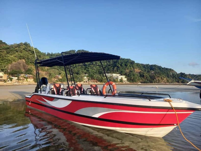 Half-Day Seasation Premium Speedboat Group Island Hopping - Cadlao Lagoon, Helicopter Island, and Small Lagoon