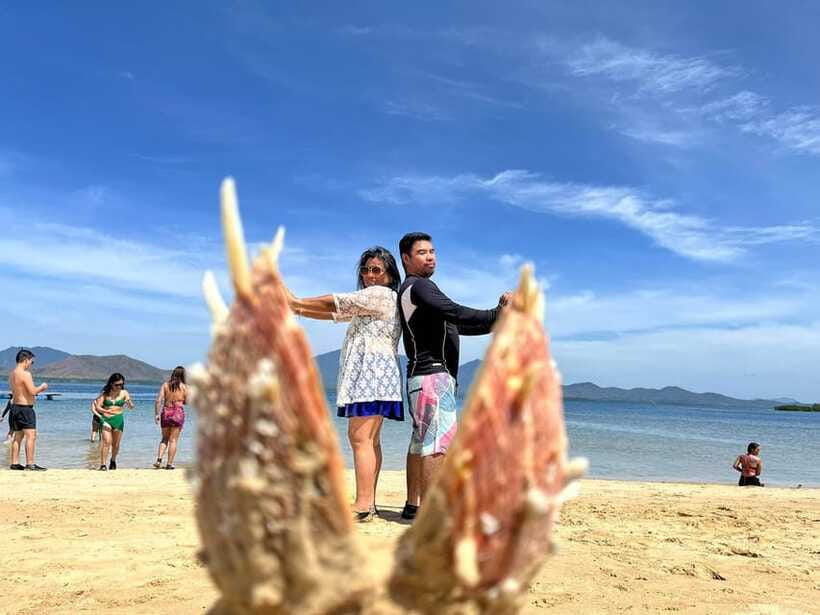 Honda Bay Island: Island Tour with Lunch & Transfer - Starfish Island: the best reason to pack a mask