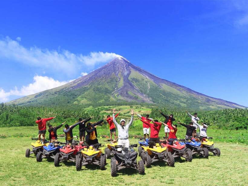 Legazpi: Mayon Volcano ATV Tour - Starting beneath Mayon at Cagsawa Ruins Park