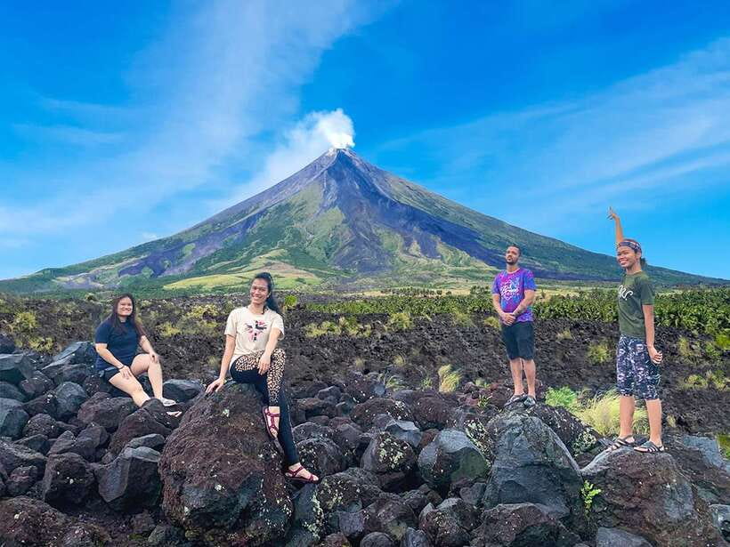 Legazpi: Mayon Volcano ATV Tour - Choosing a trail through forest, rice fields, and lava