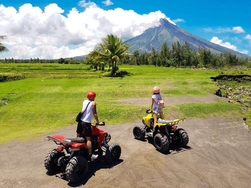Legazpi: Mayon Volcano ATV Tour - Getting ready for a wet, dusty ride