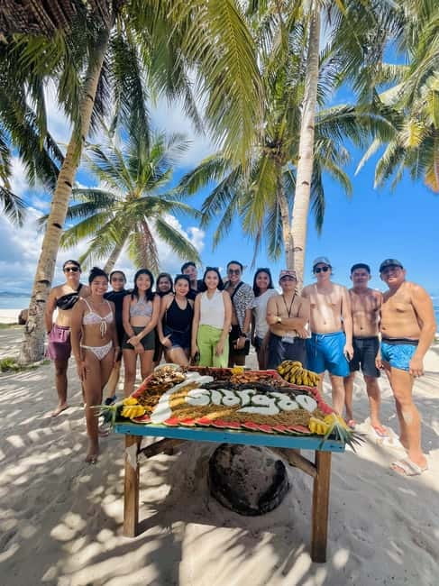 Luna: Siargao Tri-Island Tour with Drone, GoPro Shots, Lunch - Naked Island: a bright first stop