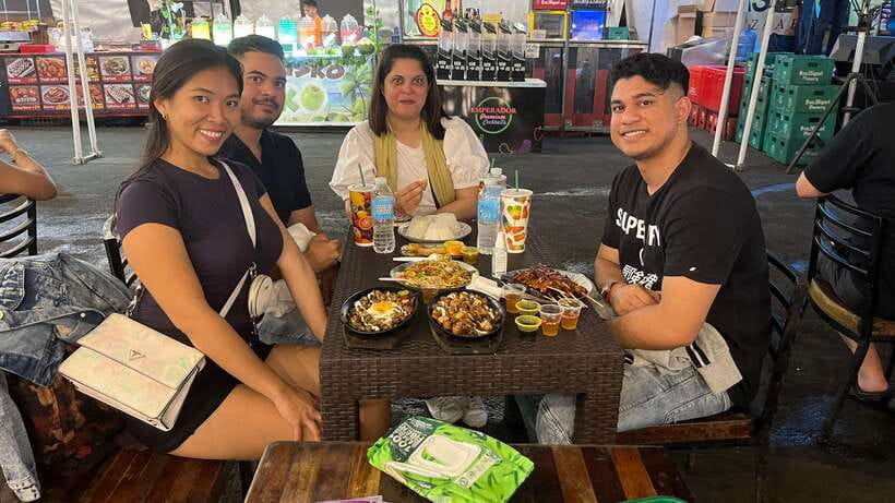 Makati Street food walking tour with Dinner - Filipino street food, served after dark