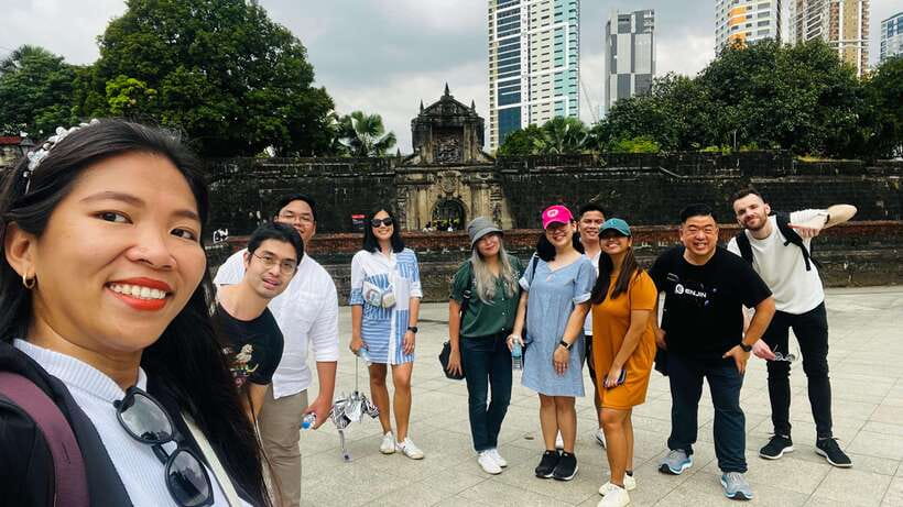 Manila: Intramuros Walking Tour. - The short Lamborghini bike ride
